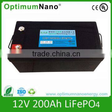 12V 200AH Marine/boat LiFePo4 battery packs