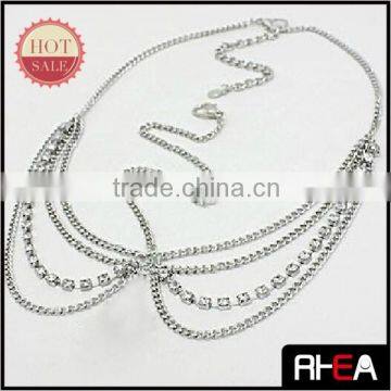 Rhinestone Layered Head Chain Jewelry