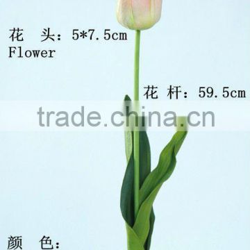 artificial PU flower wedding flower real touch tulip