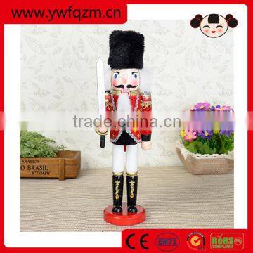 Christmas decorative soldier figurine wooden nutcracker