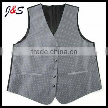 Fashion Mens Silk woven waistcoats with silk Tie and silk bow tie pocket square Set