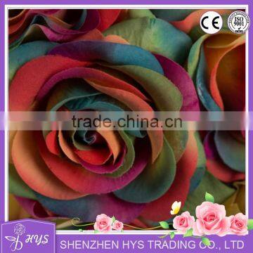 artificial rainbow rose real touc flower