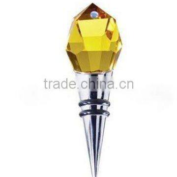 custom nice crystal wine stopper for wedding favors