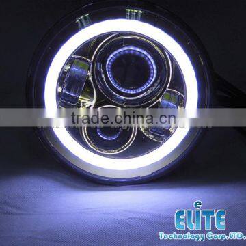 7 Inch Round Led Headlight 12v 24v for Car or Motor Meet E-mark Standard photo-4