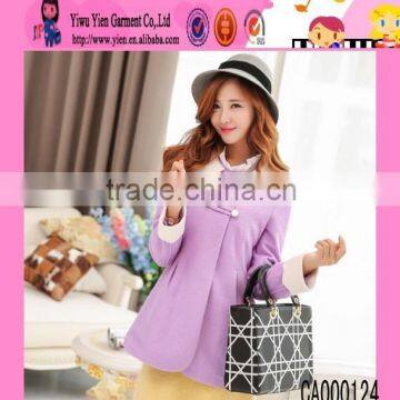 2015 Hot Sale Thicken Warm Sexy Coat Long Zipper Style OEM Price Fashion Beautiful Ladies Overcoat photo-5