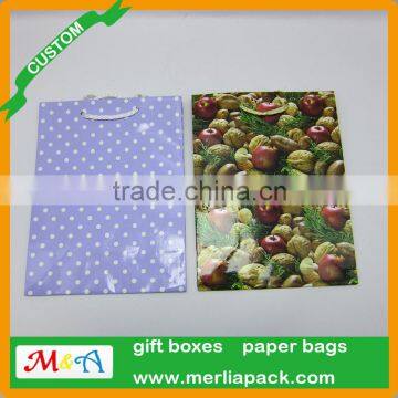 Handmade Christmas Family of Snowmen Bags Rabbit & Basket of Apples Tote Purse Bag