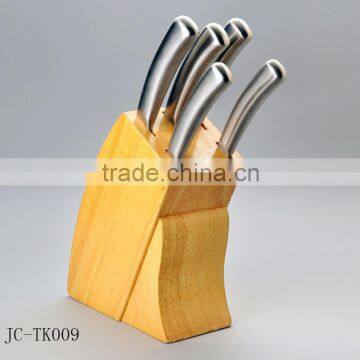 Hot sale all kinds of kitchen knife set with wooden block