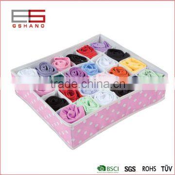 Collapsible Storage Organizer Order Box With 24 Compartments