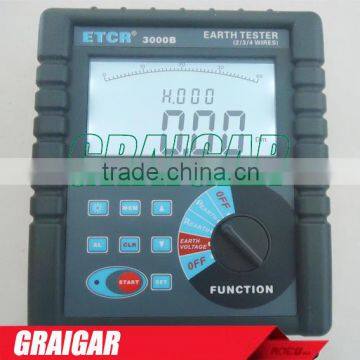 HOT SALE ! ETCR3000B Earth Resistance Soil Resistivity Tester