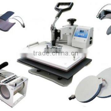 6 in 1 combo heat press machine for sublimation heat transfer printing