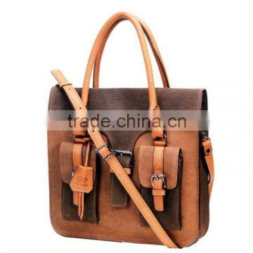 Handbag leather suede stiff 782