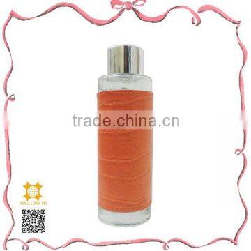 Charming fragrance 100ml orange leather pump spray container