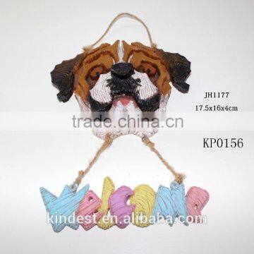 decorative with hanging wall for coffee store decoration ,resin craft