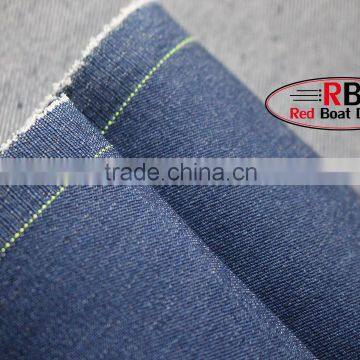 Factory Stock Lot 6.5oz Blue Twill 72%Cotton Denim Fabric photo-4