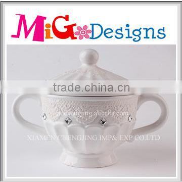 Manufacture Classic Ceramic White Pot Wedding Decoration Ideas