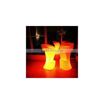 Bar chair wedding activities be riotous with colour Outdoor Plastic Led Stools/Led Furniture Fashion Bar Stool Led Bar Stool