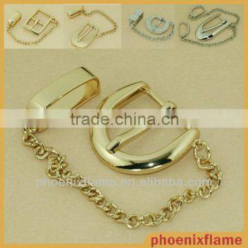 fashion metal belt buckles with chain