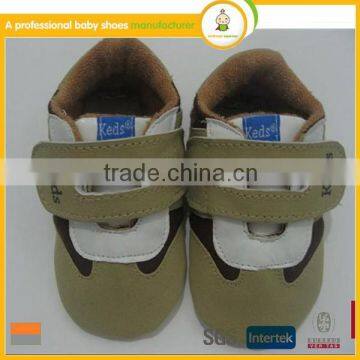 wholesale hot sale pu leather soft sole baby gym shoes