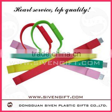 custom promotion embossed wristband for gift