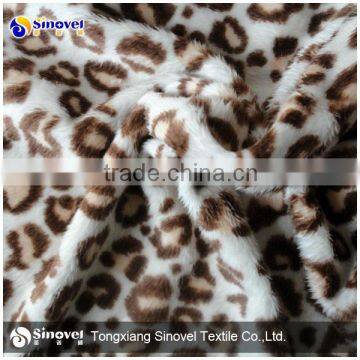 100% Poly Animal Printed Microfiber Fabric