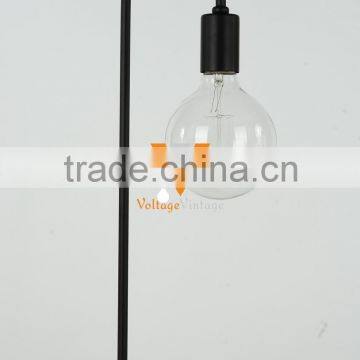 Manufacturer's Premium Wire Iron Table Lamp Wooden Base Desk Lamp Study Bedroom Standing Light photo-3