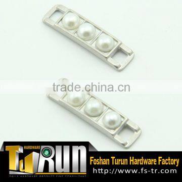 High-grade Crystal Beaded Flower Shoe Buckle