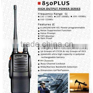 TESUNHO TH-850PLUS 10watts Long Distance Walkie Talkie Two Way Radio photo-4