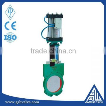 cast iron pneumatic slurry knife gate valve