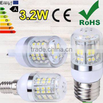 3W 48smd 3528 230v base e14 led corn light bulb