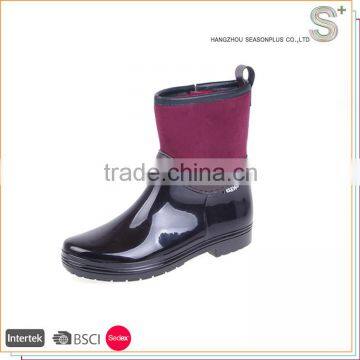 Factory directly provide rain boots rubber pvc