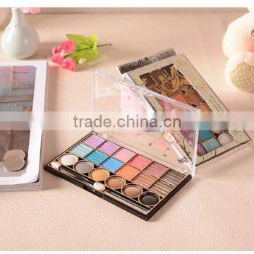 Chinese Factories Wholesale Custom Han Edition Cosmetic Box, Fashion Beautiful Transparent Eye Shadow Box