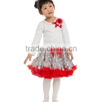 Wholesale tutu pettiskirt set for girls, small fresh summer wear girl's super fluffy pettiskirt set