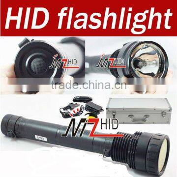 35W/45W/65W Ultra Bright 6600 Lumens Rechargeable HID Flashlight Lamp Xenon Torch Waterproof Black