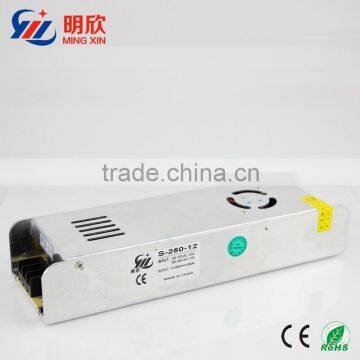 Factory price 250w DC 12v 21a strip shape constant current led driver