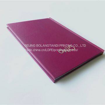 Cheap hardcover notebook printing with gold/silver stamping