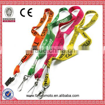 2014 Wholesale cheap custom printed neck lanyards