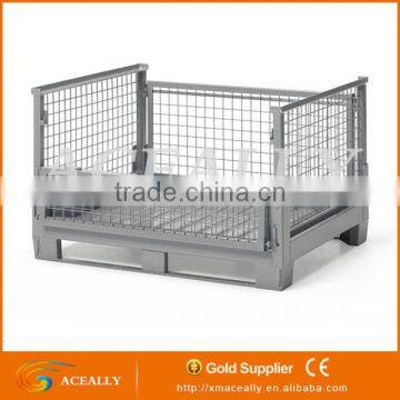 Q235 Steel Foldable Wire Mesh Container/ Wire Mesh Cage