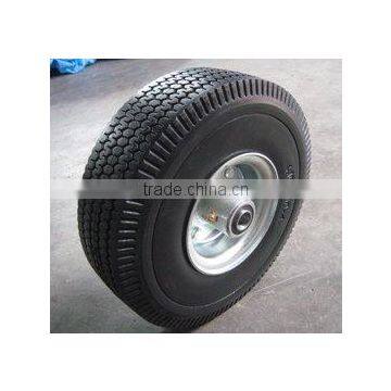 Flat free PU wagon wheel foam wheel 3.50-4/3.00-8/3.50-7