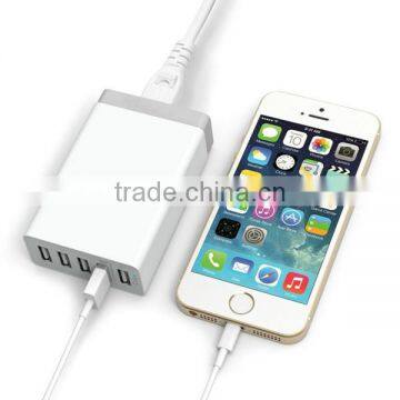 fast charging universal 5 ports USB plug charger