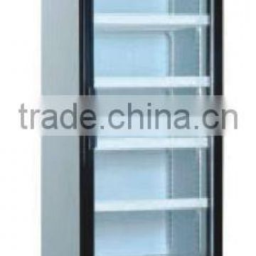 Air cooling upright wine and beverage coolers Vertical single door refrigerated display cabinets