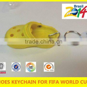 world cup 2014 cheap high fashion shoe design keychain