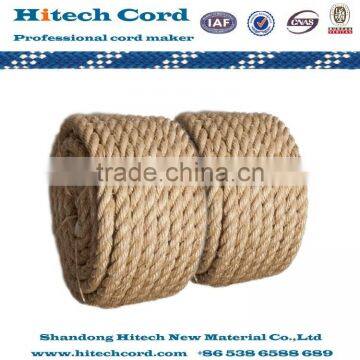 3/8 inch Natural color 3 strandsTwisted Sisal Rope