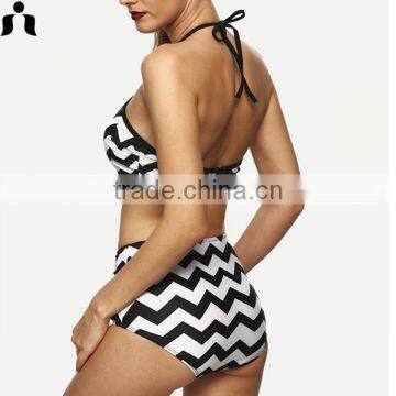 OEM Accept Sexy Women High Waist Swim Wear photo-2