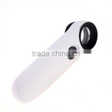 Handheld Reading Magnifying Glass 40X LED Light Jeweler High-Power Eye Loupe Potable Hand Hold Magnifier With LED Hot Sale photo-5