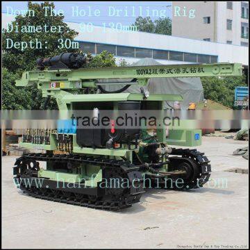 Air DTH drilling rig! HF100YA2 bore hole for blasting drill rig