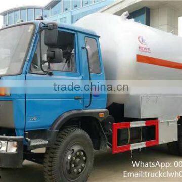 CLW 4-6 Ton Propane Tanker Truck 15m3 LPG Gas Bowser Tanker photo-2