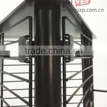 Multi-sides Metal Wire Mesh Display Rack With Hook photo-3