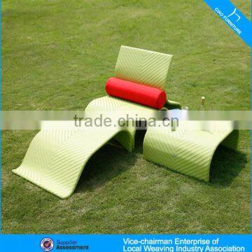 Внешняя мебель для расслабления из полиэстерного плетеного винограда для зоны бассейна (2051LC) photo-4