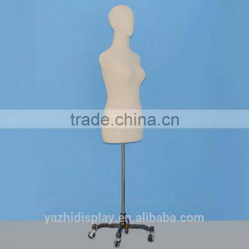 Stylish Fabric Covered Vintage Dress Form Mannequin for Sale photo-3