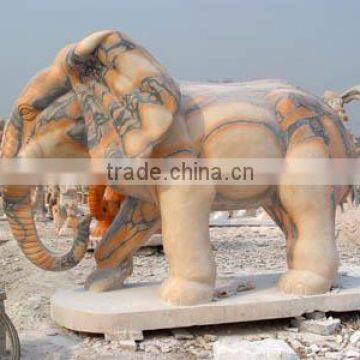 Carving Marble Elephant Statue for Outdoor Decoration photo-6